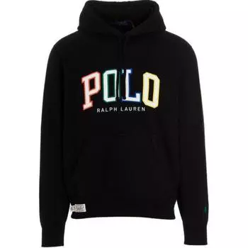 Polo Ralph Lauren SS23 Письменный логотип принтованный свитер свитшот мужской свитшот черный 710890190-001 S