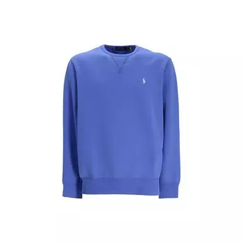 Polo Ralph Lauren Ss23 Solid Logo Print Crew Neck Long Sleeve Sweatshirt Men Sweatshirt Dark-Blue 710766772-043 M