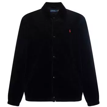 Polo Ralph Lauren SS24 однотонная однобортная повседневная куртка для мужчин, черные куртки MNPOOTW16021287-001 XXL