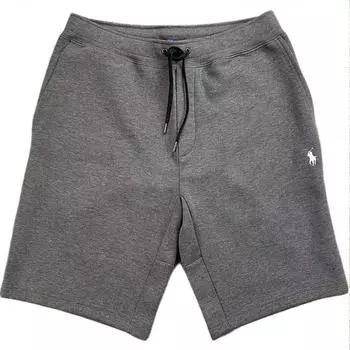Polo Ralph Lauren Ss24 однотонные повседневные шорты со шнуровкой и вышитым логотипом, мужские шорты темно-серого цвета 710883336-008 M