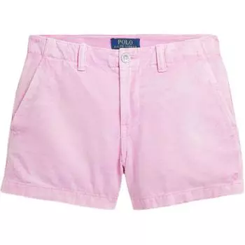 Polo Ralph Lauren Ss24 Однотонные прямые шорты средней посадки с вышитым логотипом Детские шорты розового цвета CWPOSHOG4G20051-650 XL