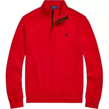 Polo Ralph Lauren Ss24 Однотонный с вышивкой логотипа принт с длинным рукавом свитшот для мужчин 710890534-027 L
