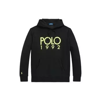 Polo Ralph Lauren Ss24 Толстовка с капюшоном и длинными рукавами с принтом логотипа-буквы Мужская толстовка Черный MNPOKNI16823432-001 M