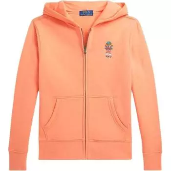 Polo Ralph Lauren Ss25 Хлопковая толстовка на молнии Детские толстовки Оранжевый CWPOKNIY8021426-800 S