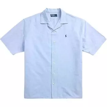 Polo Ralph Lauren SS25 Рубашка из хлопка оверсайз мужская рубашки Синий MNPOWOV1N820890-400 S
