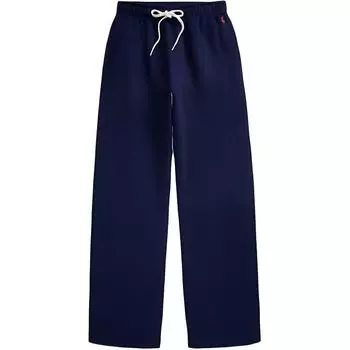 Polo Ralph Lauren SS25 Велюровые вязаные спортивные брюки с широкими штанинами и кулиской Женские низы Насыщенно-синий WMPOPNTNBQ20283-410 XS