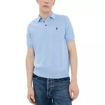Polo Ralph Lauren SS25 Вышитое Пони Футболка-поло с коротким рукавом Мужские топы 710950158-008 L