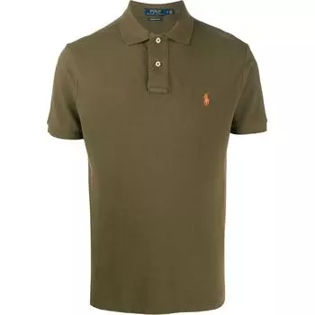 Polo Ralph Lauren свободная рубашка поло с коротким рукавом и вышитым логотипом, мужская рубашка поло, зеленая 710782592-014 S