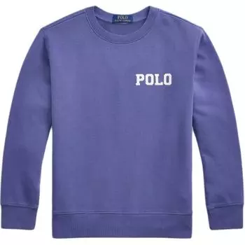 Polo Ralph Lauren Толстовка с вышивкой логотипа Флис Детские толстовки Синий CWPOKNIY8021448-400 S