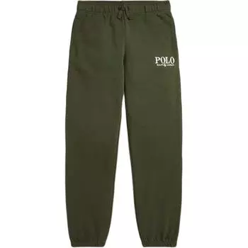 Polo Ralph Lauren трикотажные спортивные брюки SS25 однотонные детские брюки с эластичной резинкой на талии коричневого и зеленого цвета CWPOPNTYBQ20193-301 S