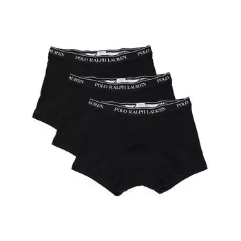 Polo Ralph Lauren Трусы-боксеры с принтом логотипа, облегающего кроя, мужское нижнее белье, черные 714513424-002 XXL