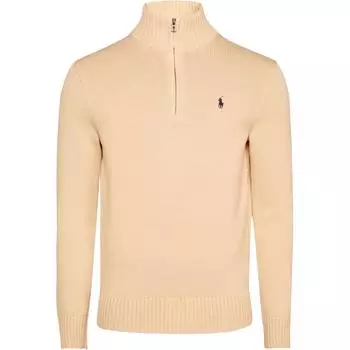 Polo Ralph Lauren Вязаный свитер с длинным рукавом, вышитым логотипом и цветными блоками, воротник в рубчик, мужской свитер 710859939-504 XL