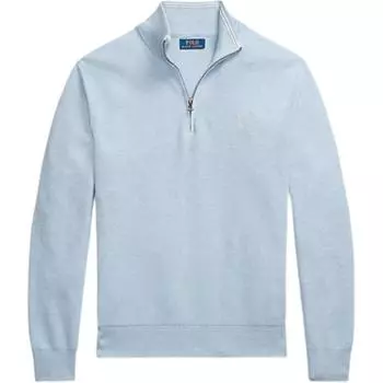 Polo Ralph Lauren Вышитый свитер поло с длинным рукавом Мужской свитер Синий MNPOSWE16822233-400 M