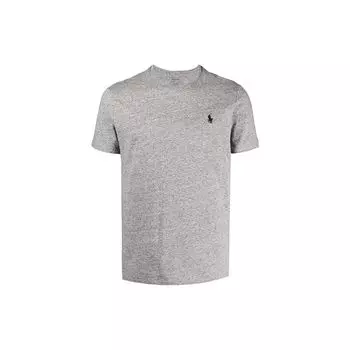Polo Ralph Lauren вышитая футболка с круглым вырезом и коротким рукавом мужская серая 710680785C-002 XXL
