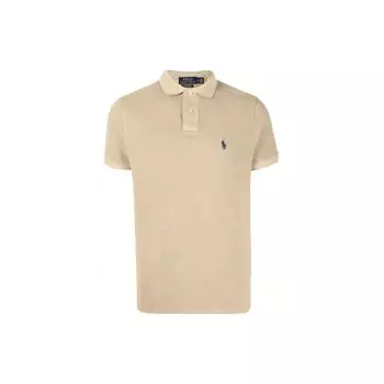 Polo Ralph Lauren вышитая рубашка поло с коротким рукавом мужская коричневая 710814416-036 L