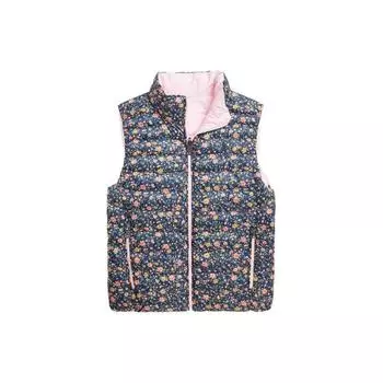 Polo Ralph Lauren жилет FW23 детский вышитый логотип двусторонняя молния многоцветные детские жилеты CWPOOTWYN220040-999 L