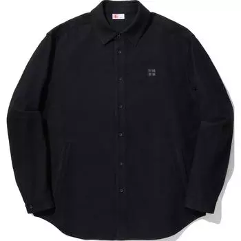 Поло с логотипом серии Li Ning Vital, повседневная рубашка с длинным рукавом на пуговицах, унисекс, черная ASHU511-2 S