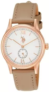 Polo Watch US Polo Assun Classico Beige [US Assun] US-14WHBR Women s