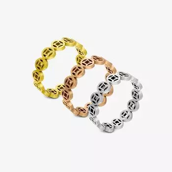 Полое медное кольцо для монет из титановой стали, Производитель медных монет из нержавеющей стали в стиле ретро 5