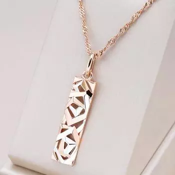 Полое золотое, серебряное цветное текстурированное длинное ожерелье с подвеской для женщин, минималистичные модные украшения