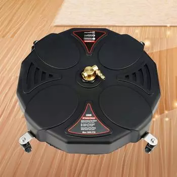 Поломоечная машина 1/4 с быстрым соединением для очистки поверхностей 2500 фунтов на кв. дюйм для чистки патио из нержавеющей стали с удлинительной насадкой со сменными насадками CHINA