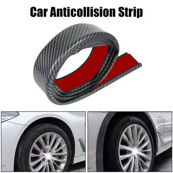 Полоса для предотвращения столкновений, ПВХ, 1 шт., полоса для бровей, автомобильные аксессуары, 1,5 м, полоса для автомобильного колеса, боковое крыло автомобиля, Стайлинг автомобиля чёрный