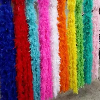 Полоса из перьев, оконные свадебные поделки, украшение для праздника, украшение «сделай сам», орнамент 200cm белый