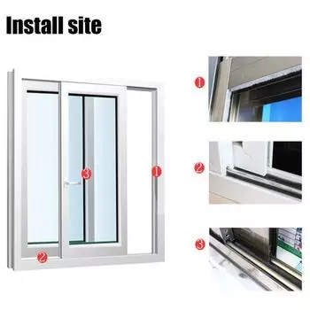 Полоса на лобовое стекло, бесшумная, сильная герметизация, хорошая липкость, защита от столкновений, антистатическое ветрозащитное волокно, уплотнительная лента для дверей, окон, аксессуары для дома 5mm