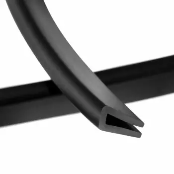 Полоса, уплотнительные ленты для края крыши, резиновая полоса, аксессуары для стайлинга автомобиля, защита края двери автомобиля чёрный