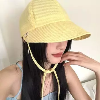 Полосатая шляпа Y2k в японском стиле, кепки рыбака, модные солнцезащитные шляпы для женщин синий