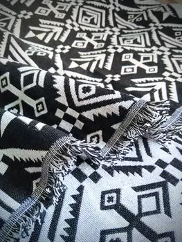 Полосатая ткань в этническом стиле 2 м лоскуты ткани родной узор Ortega материалы для рукоделия принадлежности для рукоделия изготовление сумок ручной работы переделка джинсовой ткани