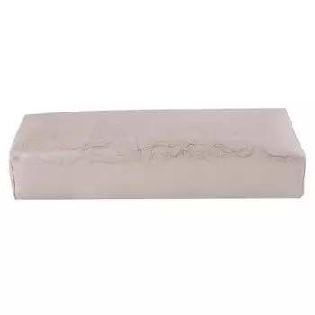 Полосатая высококачественная кожаная подушка для дизайна ногтей, маникюрная мягкая губка, подставка для рук, держатель для подушки 02# серебряный