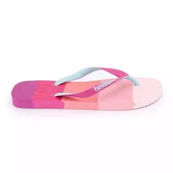 Женские полосатые шлепанцы HAVAIANAS 35/36 розовый