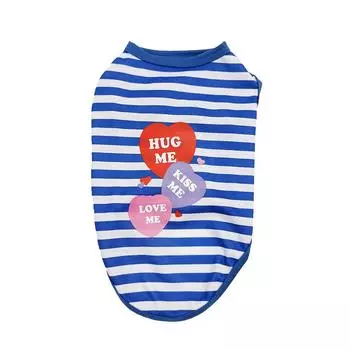 Полосатые жилеты, хлопковые футболки для домашних животных, впитывающая пот одежда для щенков, рубашки для собак, изысканное пальто, топ, костюмы для кошек, наряды xl