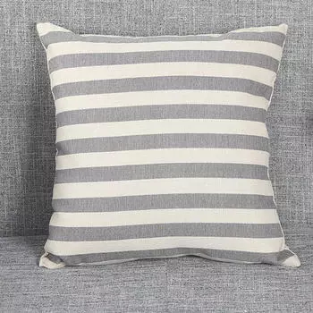 Полосатый принт диван-кровать украшение дома фестиваль наволочка наволочка красный