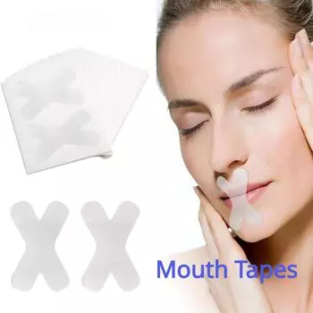 Полоска для сна Лента для рта от храпа Для улучшения дыхания через нос Улучшение сна в ночное время Меньше дыхания через рот и храпа 30pcs/15sheets