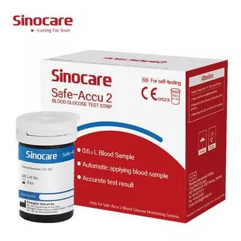 Полоски 50 шт, Иглы 50 шт для гюкометра