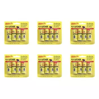 Полоски для мух, прочная клейкая липкая ловушка для фруктовых мух для домашней кухни (желтый)