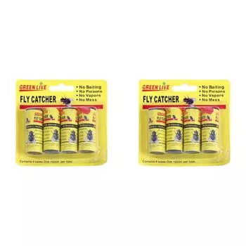 Полоски для мух, прочная клейкая липкая ловушка для фруктовых мух для домашней кухни (желтый) #F