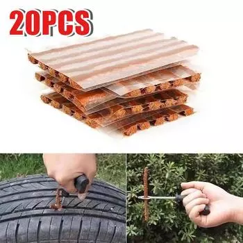 Полоски для ремонта бескамерных шин, инструменты для ремонта проколов шин для автомобилей, мотоциклов, велосипедов, резиновые полоски, инструмент для ремонта шин 5PCS