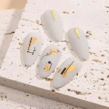 Полоски граффити, наклейки для ногтей для женщин, украшения для дизайна ногтей, розовое золото, абстрактная линия, весенний 3D слайдер для маникюра, лака для татуировок