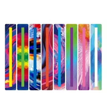 Полоски-маркеры Asst Полосы для отслеживания чтения Полоски для чтения Полоски-маркеры для чтения Полоски для управляемого чтения C