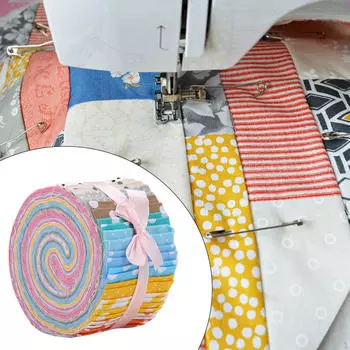 Полоски ватина в рулонах из ткани Jelly Rolls, на День благодарения 36 Strips