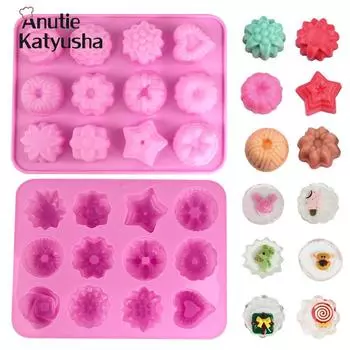 Полость Силиконовый Цветок Роза Шоколадный Торт Мыло Формы Для Выпечки Формы Для Льда Форма Торта Печенья