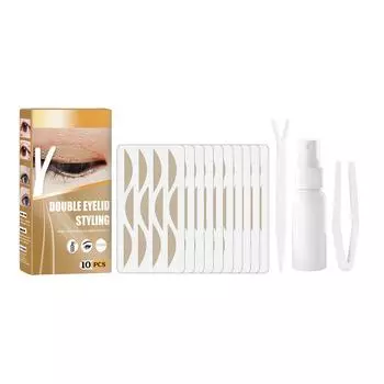 Полосы на крышке, полоски для век, сетчатое кружево, невидимое веко, неровная наклейка на двойное веко L code double eyelid suit S co