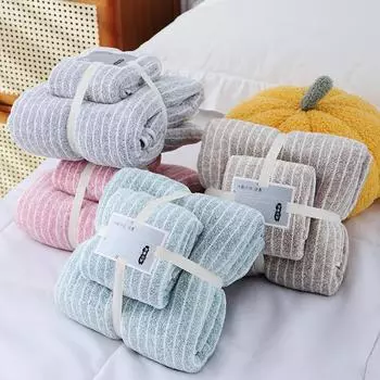 Полотенца, банные полотенца, комплекты из двух предметов, комплекты для детей и мам, утолщенные подарочные банные полотенца, пляжные полотенца для взрослых розовый