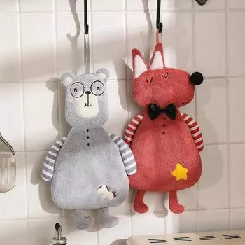 Полотенца для рук для детей, высокое качество, коралловый бархат, мягкое на ощупь, тонкое, удобное, приятное для кожи, кухонное полотенце для ванной комнаты