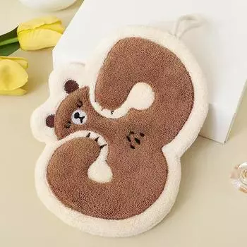 Полотенца для рук, полотенце для ванной из микрофибры, детские салфетки, очень толстый коралловый бархатный носовой платок, детское впитывающее полотенце с рисунком из мультфильмов