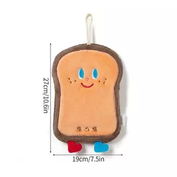 Полотенца для рук с героями мультфильмов и кошками, каваи, подвесное полотенце, мягкая впитывающая подвесная ткань, кухонные аксессуары, принадлежности для полотенец для ванной комнаты белый