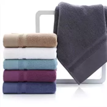 Полотенца для ванной комнаты класса люкс 100 хлопок для женщин мужчин взрослых 35*75 см 35x75CM синий